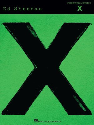 cover image of Ed Sheeran--X Songbook